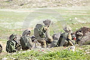 Israeli soldier training