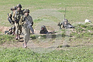 Israeli soldier training