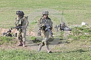 Israeli soldier training