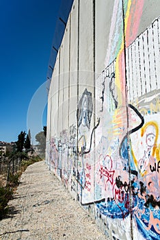 The Israeli West Bank barrier is a separation barrier