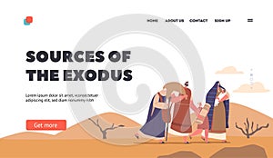 Israelite Exodus Landing Page Template. Moses Moses Led The People Of Israel Out Of Slavery In Egypt Into The Desert