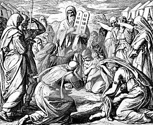 Israelites and 10 Commandments