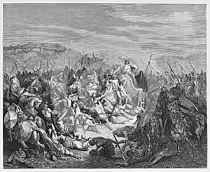 The Israelites slaughter the Syrians