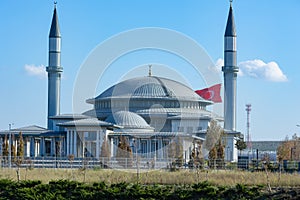 Istanbul Airport Ali Kuscu Mosque. Modern islamic architecture