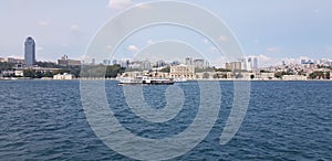 istanbul besiktas palaces next to hotels and historical places nostalgic Bosphorus ships