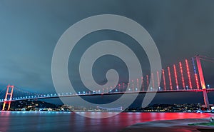 Istanbul Bosphorus Bridge in Istanbul, Turkey