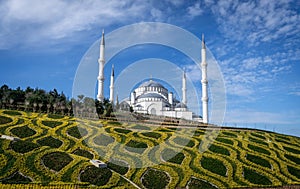 Istanbul camlica mosque photo