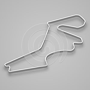 Istanbul Circuit for motorsport and autosport. Template for your design