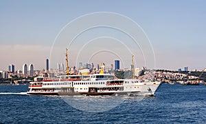 Istanbul city ferryboat