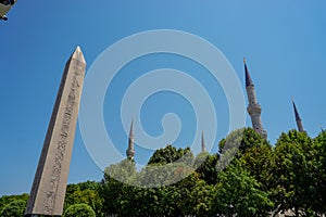 Istanbul dikilitas monument stone carving