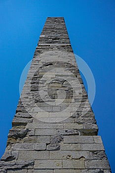 Istanbul dikilitas monument stone carving