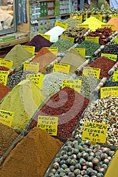 Istanbul egyptian spice market