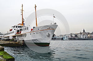 Istanbul Ferries (called vapur in Turkish)