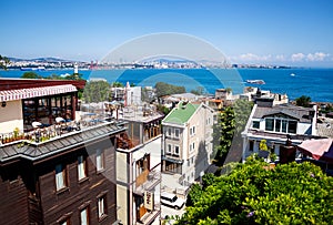 Istanbul Marmara Sea view from hotel photo