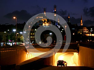 Istanbul night scene
