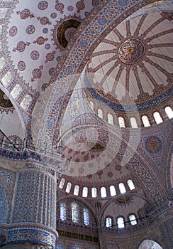 Istanbul Sultan Ahmed Mosque Interior