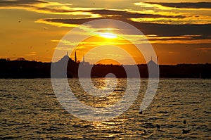 Istanbul Sunset and Sea photo