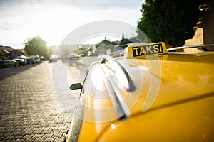 Istanbul taxi car