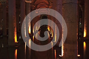 Istanbul, Turkey - Basilica Cistern, Sunken Palace