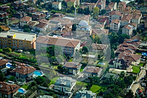 Istanbul, Turkey - December 23, 2023: Aerial Drone View Kadikoy, Fikirtepe, Uzuncayir. Ac?badem photo