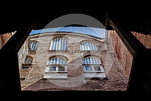 Istanbul,Turkey. Interior and Exterior of Hagia Sophia