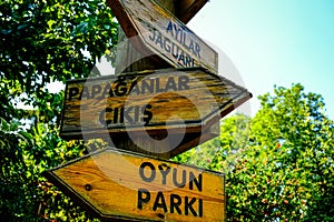 ISTANBUL, TURKEY - June 06, 2023 - External view for Faruk Yalcin zoo in istanbul