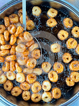 Istanbul, Turkey Lokma. Turkish style sweet snack