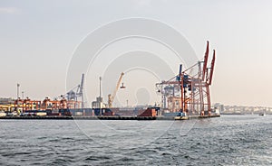 Haydarpasa Port in Istanbul, Turkey.