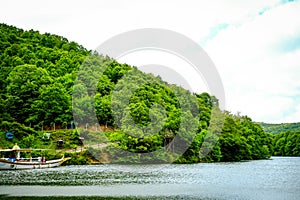 Sakligol, Hidden lake in Sile district of Istanbul Province, Turkey photo