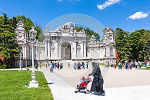 Gate of the Treasury of Dolmabahce Palace