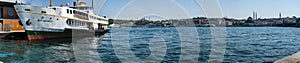 Istanbul, Turkey, Middle East, panoramic, view, aerial view, Topkapi Palace, Hagia Sophia, Blue Mosque, Bosphorus, Golden Horn