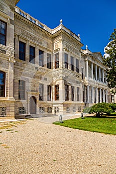 Istanbul, Turkey. One of the buildings of the palace of the Ottoman sultans Dolmabahce Baroque