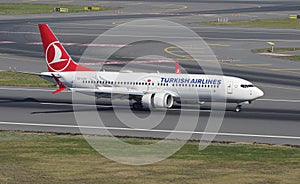 Airplane Landing to Istanbul Airport