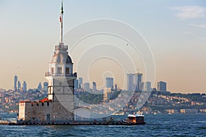 Istanbul, view of the Maiden's Tower