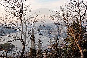 Istanbul view from the pierre loti hill