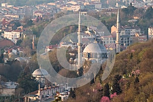 Istanbul view from the pierre loti hill