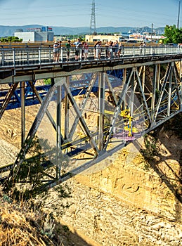 The isthmia Bridge in Corinth