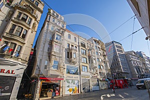 Istiklal Caddesi Avenue, Beyoglu, Istanbul, Turkey