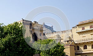 Istorical construction Amber`s fort an architecture