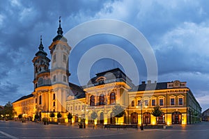 Istvan Dobo square in Eger