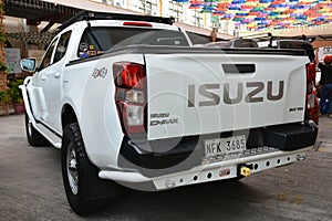 Isuzu dmax at Revolve Car Show in Manila, Philippines