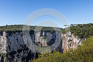 Itaimbezinho Canyon at Aparados da Serra National Park - Cambara do Sul, Rio Grande do Sul, Brazil photo