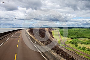 Itaipu Binacional hydroelectric power station in Foz do Iguazu photo