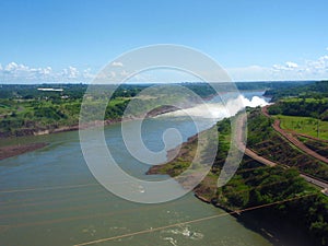 Itaipu binancional, hydroelectric plant, Brazil-Paraguay photo