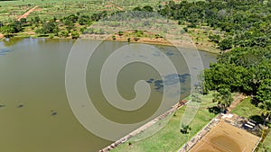 Itaja, Goias, Brazil 04 10 2024: itaja municipal natural lake