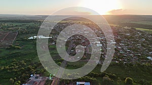 Itaja, Goias, Brazil - 04 29 2024: a small town in the late afternoon