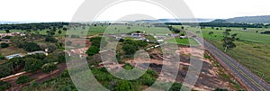 Itaja, Goias, Brazil - 04 13 2024: Itaja Rural Union panorama photo