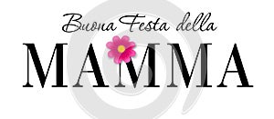 Italia Buona Festa della Mamma flower