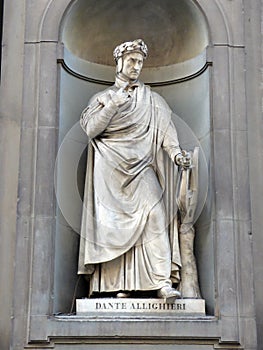 Italia. Firenze. Galleria degli Uffizi. Dante