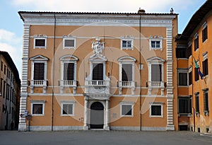 Italia. Pisa. Piazza dei Cavalieri. The Palazzo della Canonica